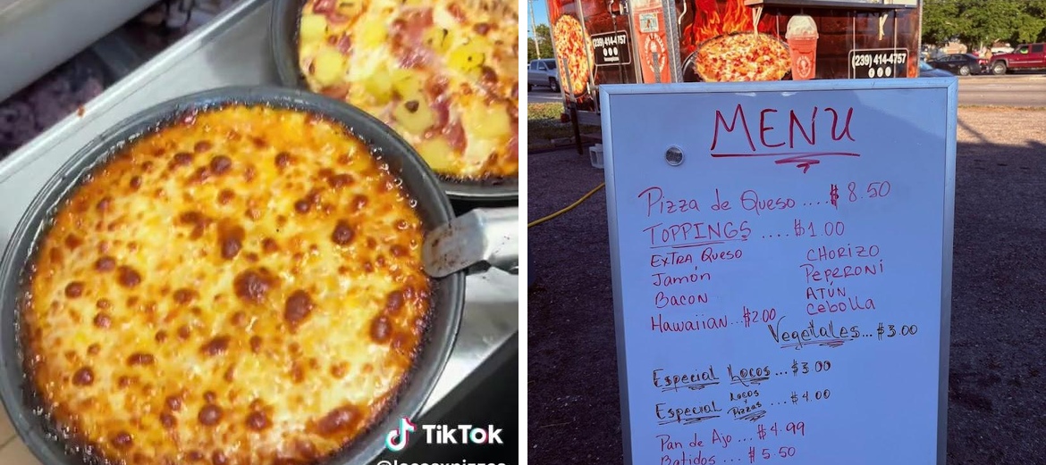 Locos x Pizzas Menu